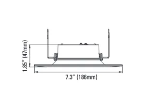 1,100 Lumens | 5000K | 14 Watt | RECESS KIT