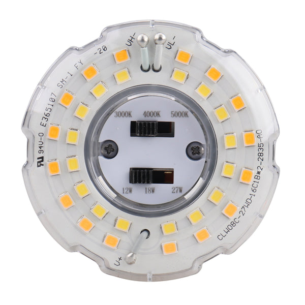 LED Corn Cob Bulb | 27 Watt | Color Selectable | Medium (E26) Base