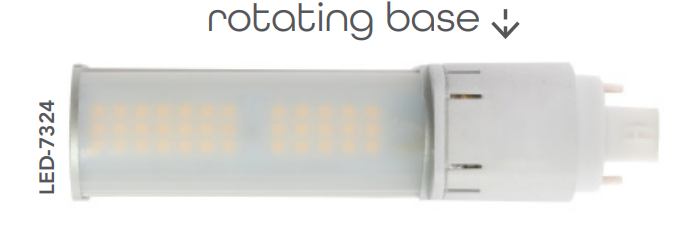 LED 11W 4P 35K G24Q HORIZONTAL