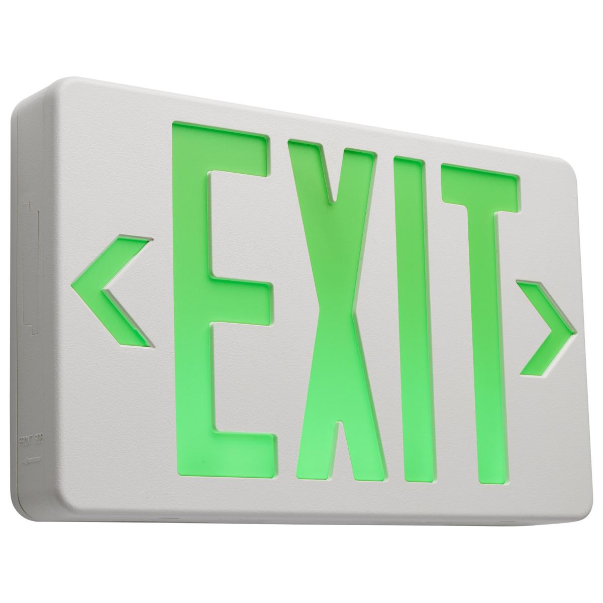 LED Exit Sign | 2.9 Watt| Green Batt