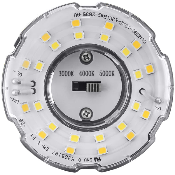 LED Corn Cob Bulb | 18 Watt | Color Selectable | Medium (E26) Base