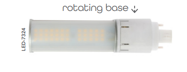 LED 11W 4P 50K HORIZONTAL
