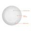 2,100 Lumens | 27 Watt | 5CCT/27K/30K/35K/40K/50K | Cusp Light
