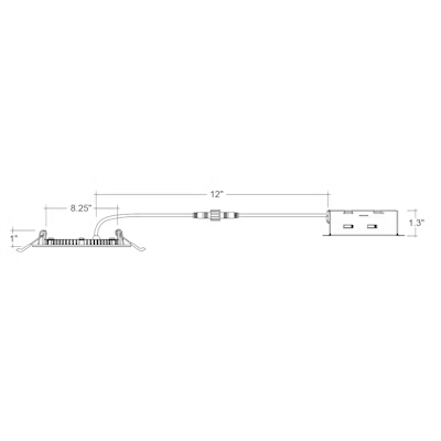 LED 8" SNAP DOWNLIGHT  5CCT