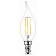 300 Lumens | 2700K | 4 Watt | LED E12 | CLEAR FLAME